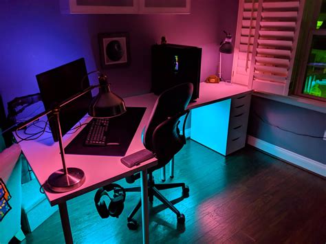 Miami Viceing In The New Year Gaming Room Setup Miami Vice Desk