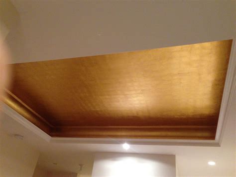 Another example of a coffered ceiling in a bathroom. Gold Leaf - Do The Magic Artistic Work, Painting, Gilding ...