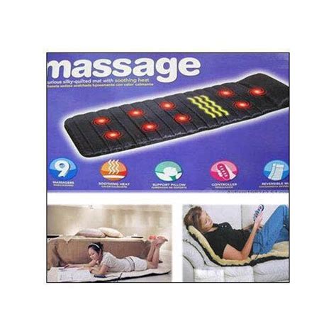 Buy Full Body Electric Massage Mattress With Vibration Massage And Heating Feature Online In
