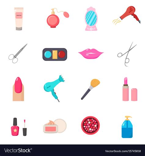 Find & download free graphic resources for beauty salon icon. Beauty salon set of cartoon icons white Royalty Free Vector
