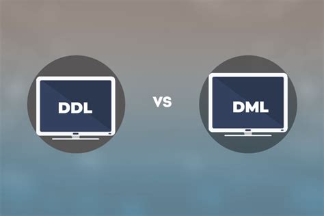 Ddl Vs Dml The Big Difference Between Ddl And Dml