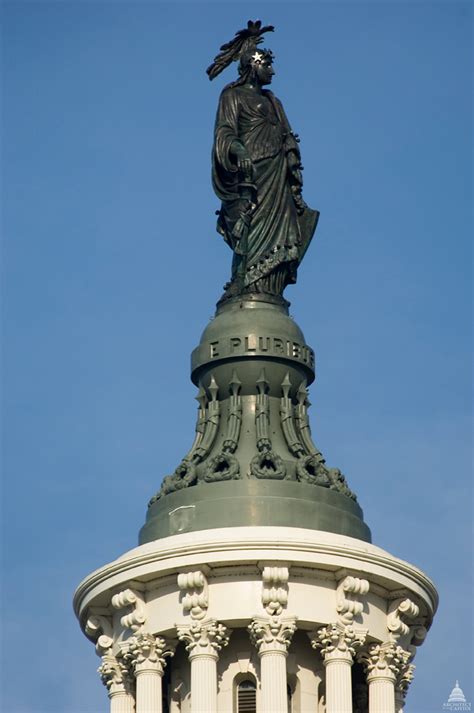 The Statue Of Freedom Architect Of The Capitol United States Capitol