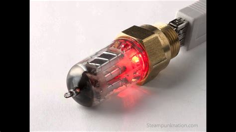 32gb Steampunk Usb Flash Drives Gadgets With Led Vacuum Tubes Youtube