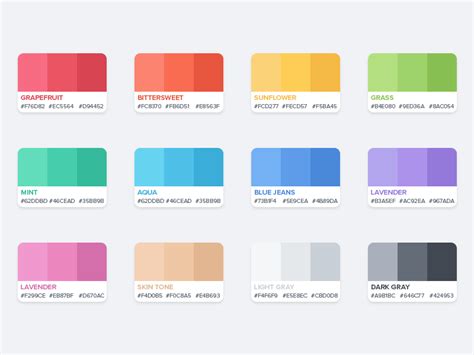 Flat Color Palette By Azis Hertanto On Dribbble