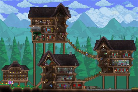 Thankyou heres a video of 50 awesome terraria builds to give you inspiration for your own worlds enjoy the friend and like and. My expert hardmode base town | Terraria, Pomysły i Gry
