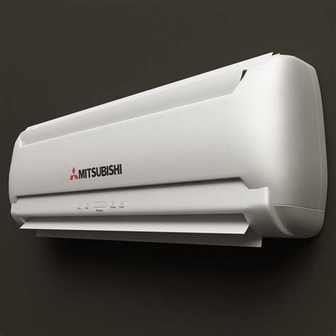 Wall Mounted Air Conditioners 3d Model