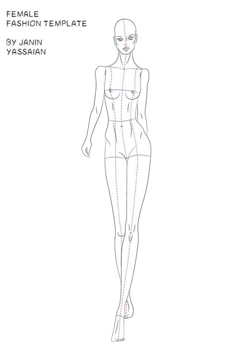 Get our most popular fashion templates for free! 12+ Fashion Drawing Body Template in 2020 | Mode zeichnen ...