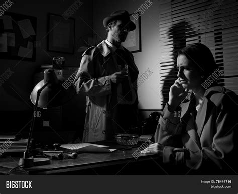 Detective Interviewing Image And Photo Free Trial Bigstock