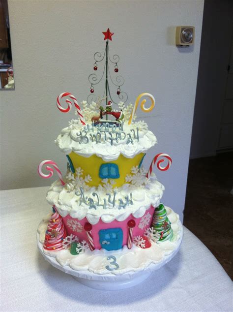 See more ideas about cake, christmas cake, xmas cake. Grinch Christmas Whoville Birthday Cake - CakeCentral.com