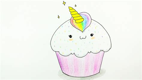 This step by step tutorial will guide you through 9 steps designed for kids, beginners and anyone who wants to make a cute unicorn drawing. HOW TO DRAW CUTE UNICORN CUPCAKE | Easy Drawing Tutorial ...