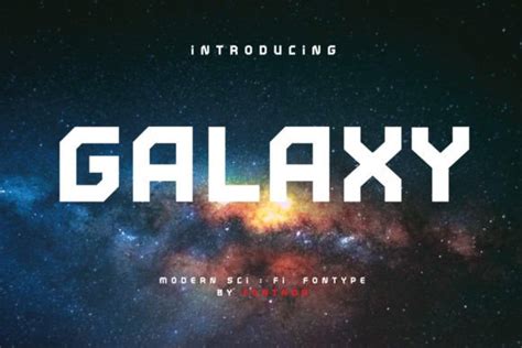 Galaxy Font By Fontnda · Creative Fabrica
