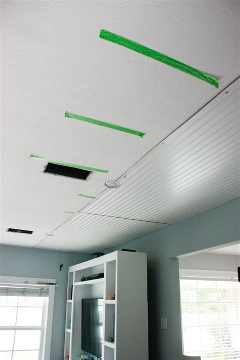 The best way to understand the beauty and simplicity of our ceiling beam treatments is to see the results they can achieve for all of the projects shown in the ceiling design gallery below were custom designed and completed using our faux ceiling beam products. Faux Coffered Ceiling Using Beadboard and Moulding ...