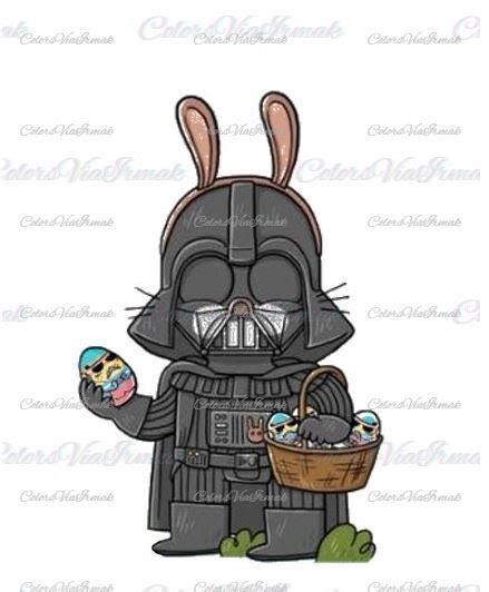 Easter Darth Vader Png Happy Easter Funny Easter Sublimation Design