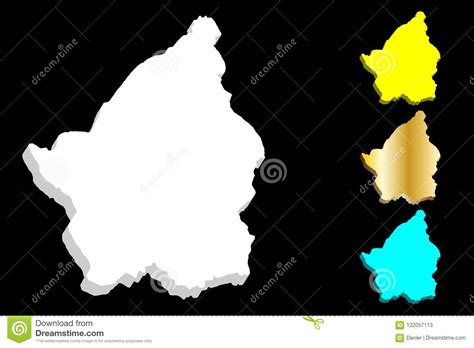 Eps vector maps of cities of italy. 3D map of San Marino stock vector. Illustration of marino ...