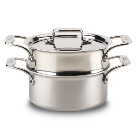 All Clad D5 Brushed Stainless 3 Qt Multi Pot With Lid And Reviews Wayfair