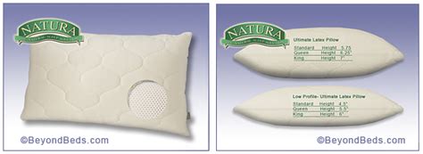 Ease away neck and back tension with the springy support of a solid talalay latex core. Latex Pillow | Ultimate Latex Pillows by Natura / ZedBed