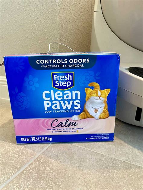 Fresh Step Clean Paws Calm Cat Litter Review The Crazy Cat Lady Tips