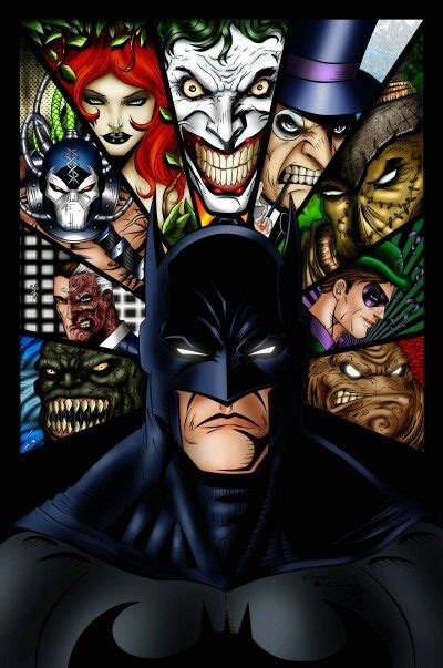 Batman And Enemies Batman Comics Batman Batman Art