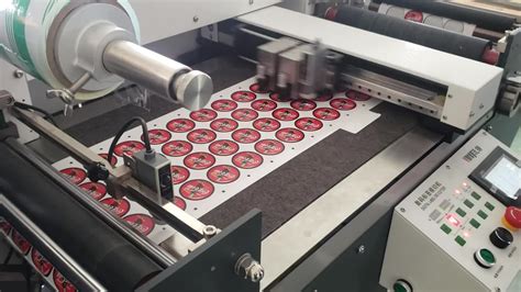 Rotary Digital Label Die Cutter Cutting Machine For Paperpetpepp