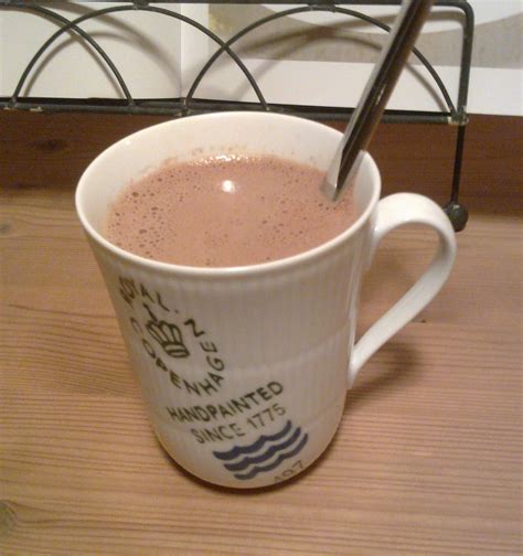 Cook Book Warme chocolademelk met pindakaas