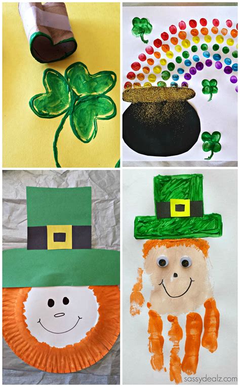 Easy St Patricks Day Crafts For Kids St Patricks Day Crafts For