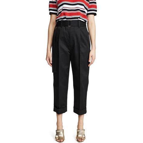 Marc Jacobs Wide Leg Pants With Belt 455 Liked On Polyvore Featuring