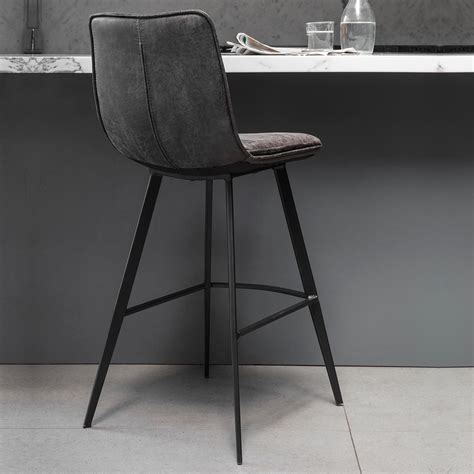 Gallery Palmer Grey Faux Leather Bar Stool 2 Pack Cost