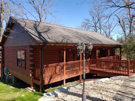 Romantic Log Cabin At Cabins Of Grand Mountain In Branson Excellent
