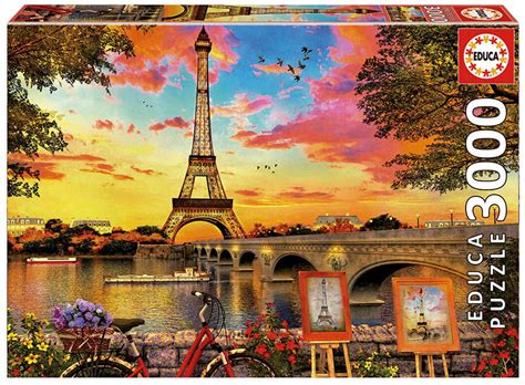 Aquarius jigsaw puzzles deluxe 3000 pce puzzle nickelodeon spongebob squarepants. Sunset in Paris, 3000 Pieces, Educa | Puzzle Warehouse