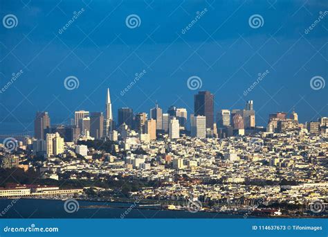 Northern Neighborhoods Overview In San Francisco Stock Image Image Of