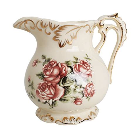 Yalong Rose Tea Set Ivory China Porcelain Teapot Set Of 15 Pieces