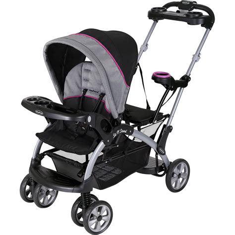 Baby Trend Sit N Stand Ultra Stroller Millennium Raspberry Walmart