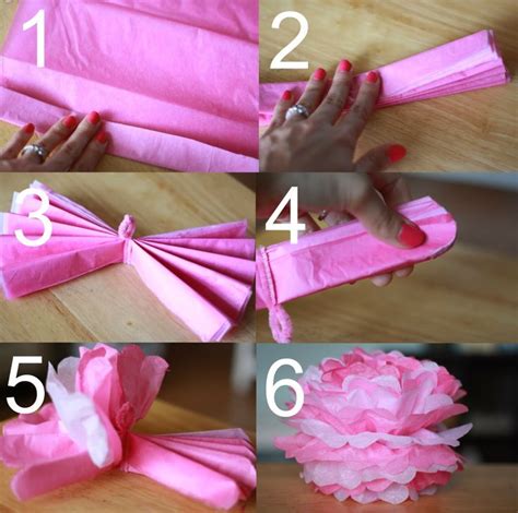 There are two ways to make a tissue paper pom pom that is nice and round. Pin on Spring