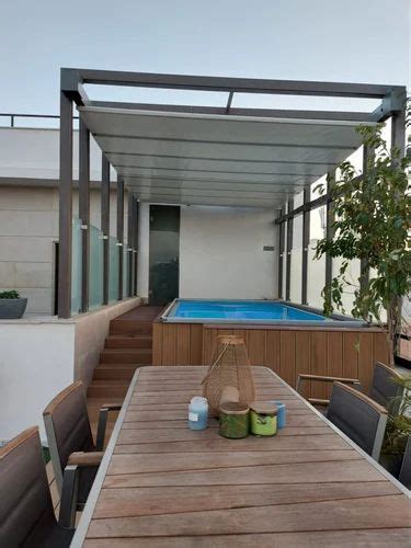 Oudoor Retractable Roof At Rs 1300sq Ft Retractable Sliding Roof In