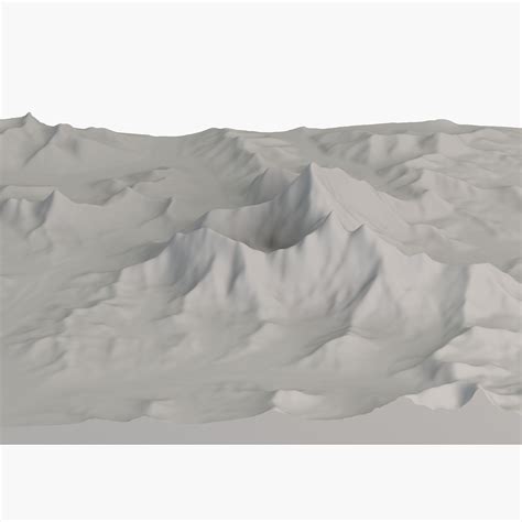 Mount Everest Topologi 3D Modell 19 Max Obj Fbx 3ds Free3D