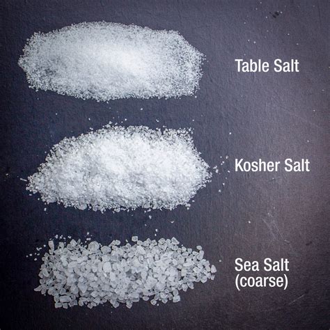 Difference Between Sea Salt And Table Salt Elcho Table