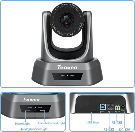 Buy Tenveo Ptz Camera 10x Optical Zoom Full Hd 1080p Usb Ptz Video