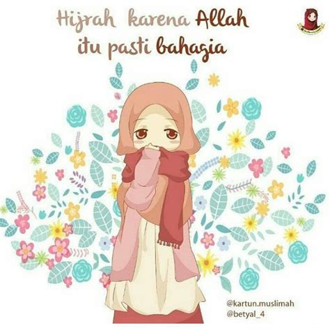 Gambar Kartun Muslimah Hijrah | Top Gambar