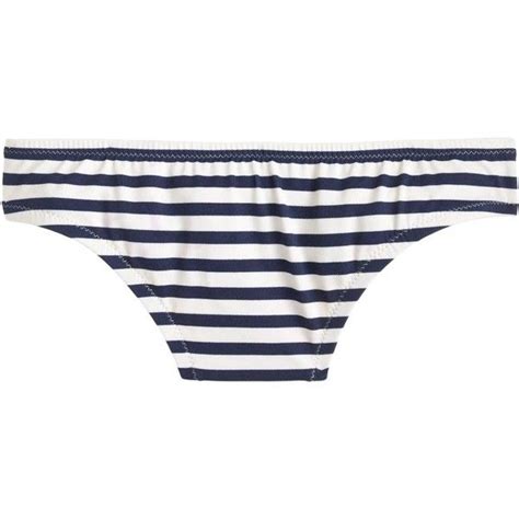 J Crew Sailor Stripe Bikini 56 Liked On Polyvore Featuring Swimwear