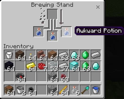How To Make An Awkward Potion In Minecraft