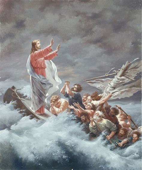 Bible Miracles Of Jesus Christ Calming A Storm