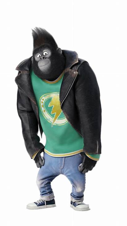 Sing Johnny Gorilla Character Egerton Movies Animation