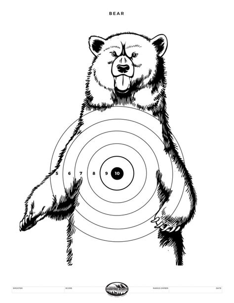 Our free printable shooting targets are easily downloadable and can be printed on standard 8.5 x 11″ paper. Printable Silhouette Target at GetDrawings | Free download