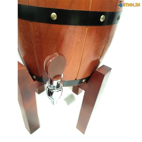 wooden barrel stainless steel 304 drink dispenser stmm shutup and take my money