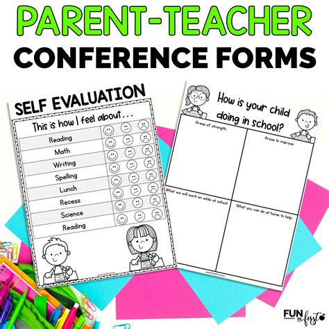 Parent Teacher Conference Template And Tips Fun In First