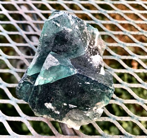 Green Cubic Fluorite Crystal Cluster Specimen