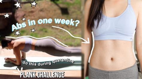 Get Abs In One Week 7 Day Plank Challenge Fast Results 2020