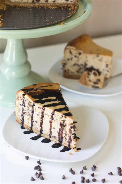 chocolate chip cookie dough cheesecake recipe