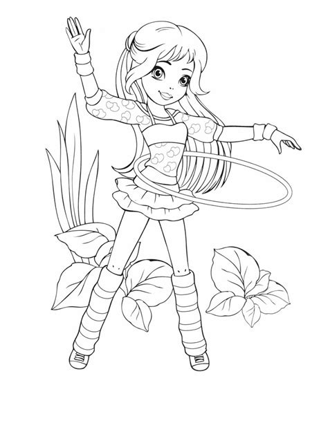 Coloring Pages For Girls Languageen 8 Anime Girl Coloring Pages