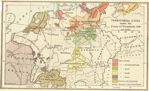 Peace Treaty Of Westphalia 1648 Map Student Handouts